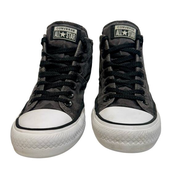 Converse Chuck Taylor All Star High Top Sneakers Women 7 Glam Dunk Distress Gray - Picture 3 of 11